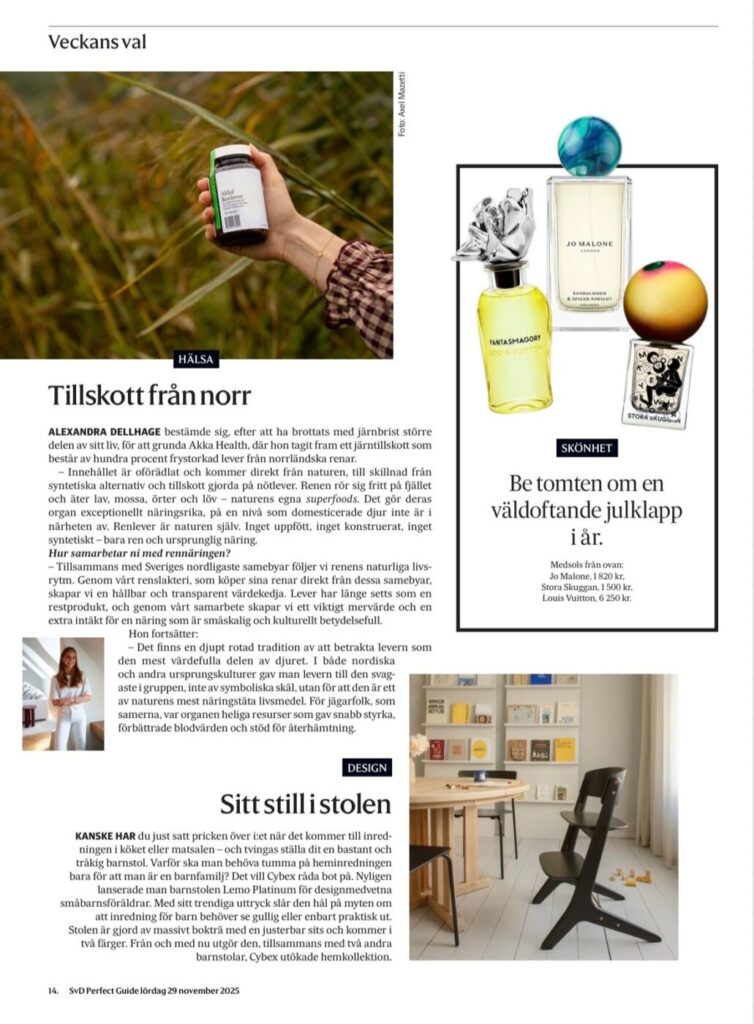 Artikel i Svenska Dagbladet